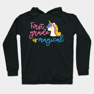 First Grade is Magical Cute Funny Kids Back to School Unicorn Hoodie